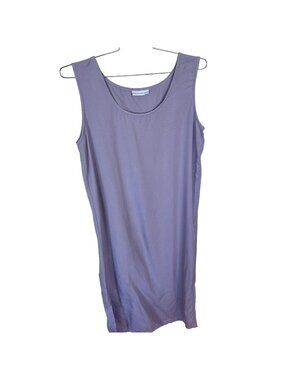 Bryn Walker Lavender Sleeveless Maxi Dress 100% Tencel USA Womens Medium Shift